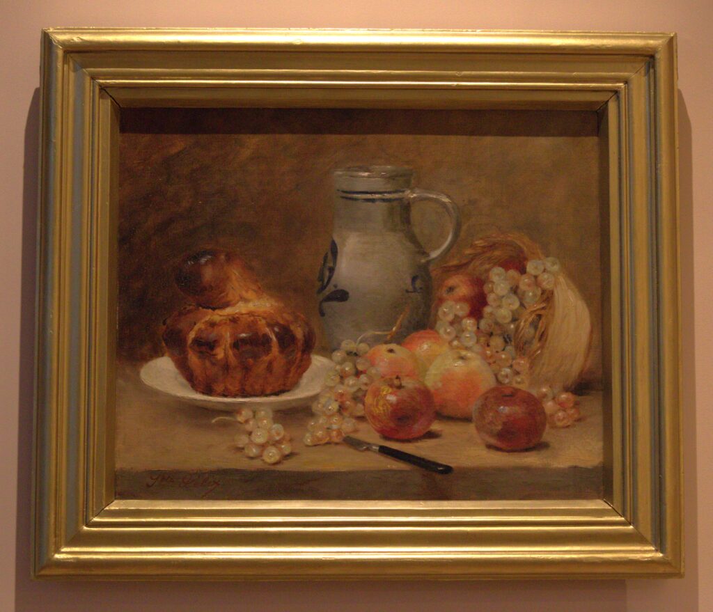 Nature morte à brioche
「ブリオッシュの静物画」無名
（20世紀フランス）